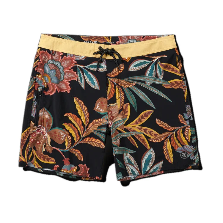 surfboards for efficient wave riding-Roark Boatman 2.0 17" Baroque Black Boardshorts