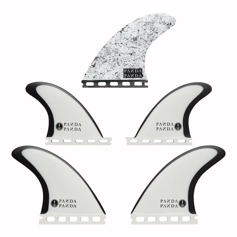 footstraps for maximum grip on the surfboard-PANDA 5 FIN SINGLE TAB