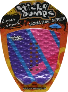 Sticky Bumps Lucas Angulo Traction-Pink/Purple/Turquoise