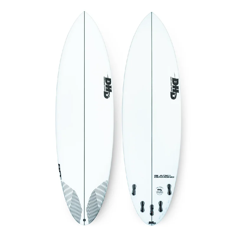 surfboards for superior control in powerful waves-DHD BLACK DIAMOND PU SURFBOARD