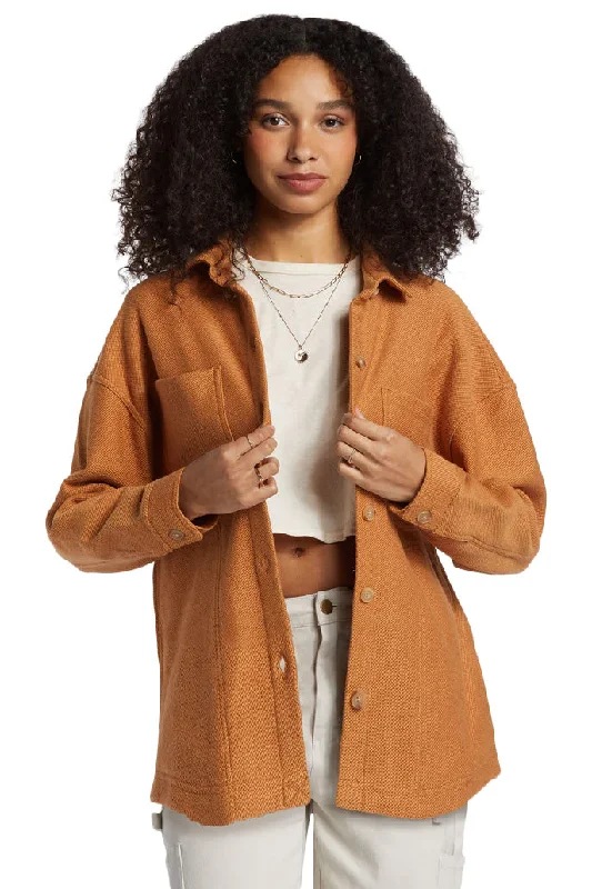 Billabong Everytime Oversized Shacket - Sandalwood