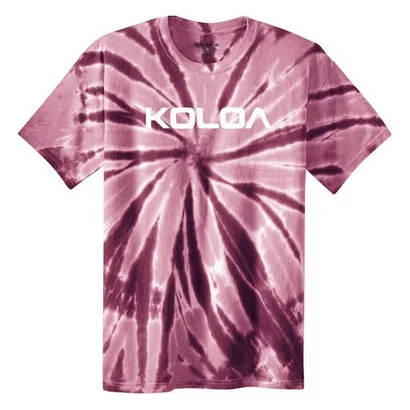 Maroon Tie-Dye / White logo