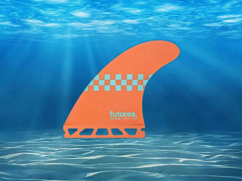 surfboard footstraps for more powerful maneuvers-Futures Freestone Thruster