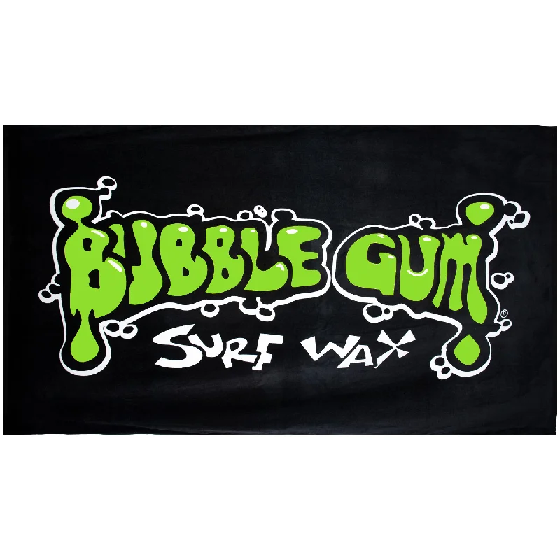 Bubble Gum Surf Wax Big Beach Towel Green