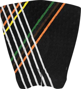 Stay Covered Rutherford 3Pc Shortboard - Black/White/Green/Yellow Traction