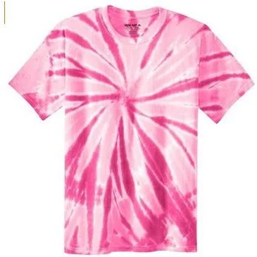 Pink tie-dye