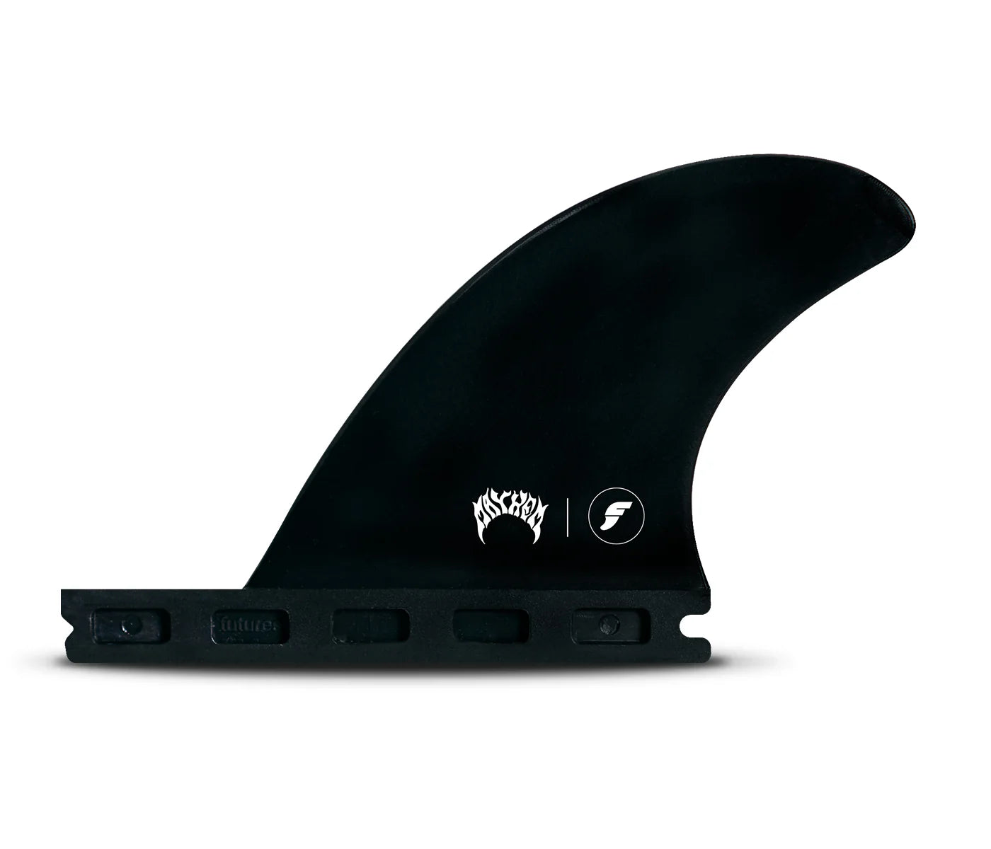 comfortable footstraps for beginners-Mayhem Mini Trailing Fin Futures - Black