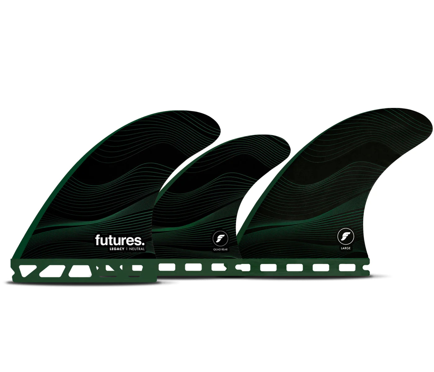 footstraps with ergonomic design for comfort-F8 Legacy 5-Fin