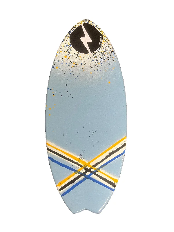 surfboards with good foot positioning for control-Zap 47" Fish Blue