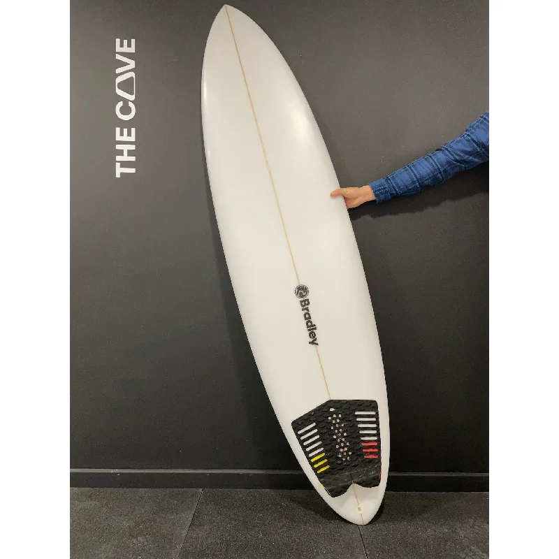 surfboard footstraps for deep water waves-Lynx 6'10" x 21" X  2 13/16" - 43.50L, 2x  Futures Fin Boxes, PU [New] - ID:961332