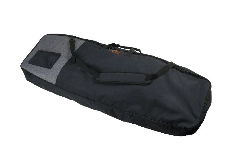 surf pads for optimal board control-2025 Ronix Collateral Non Padded Board Case Heather Charcoal / Orange Up to 153