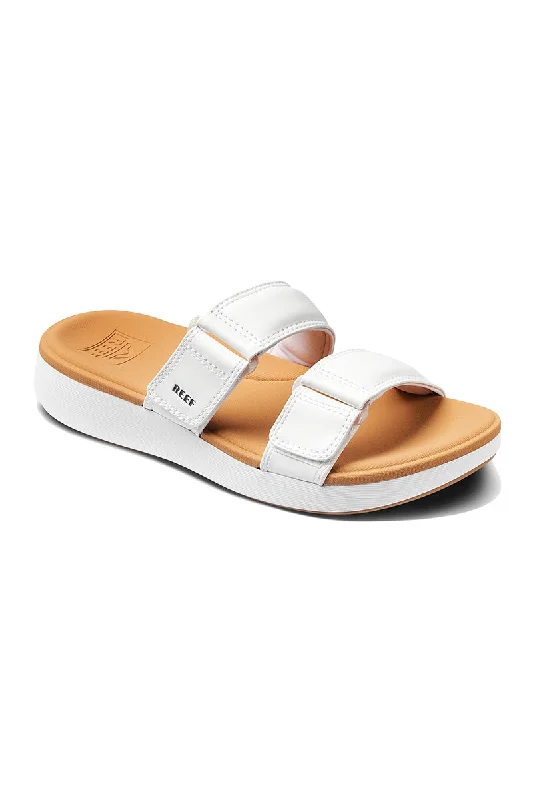 Reef Cushion Cloud Roa Sandals - White / Tan