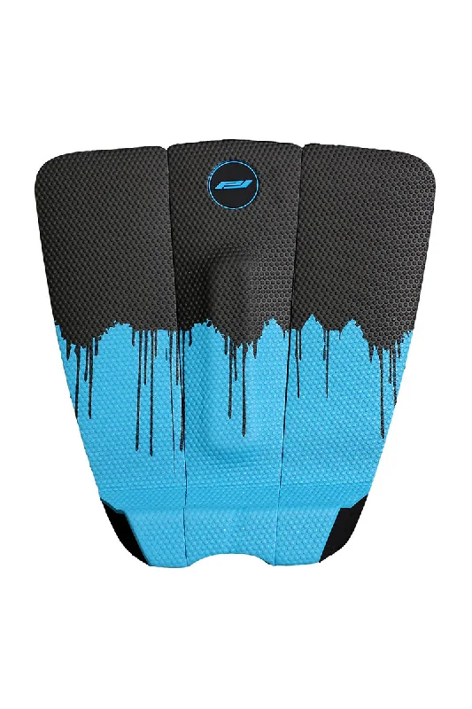 surfboard pads for strong wave control-ProLite The Drip Surf Traction Pad - Black / Blue