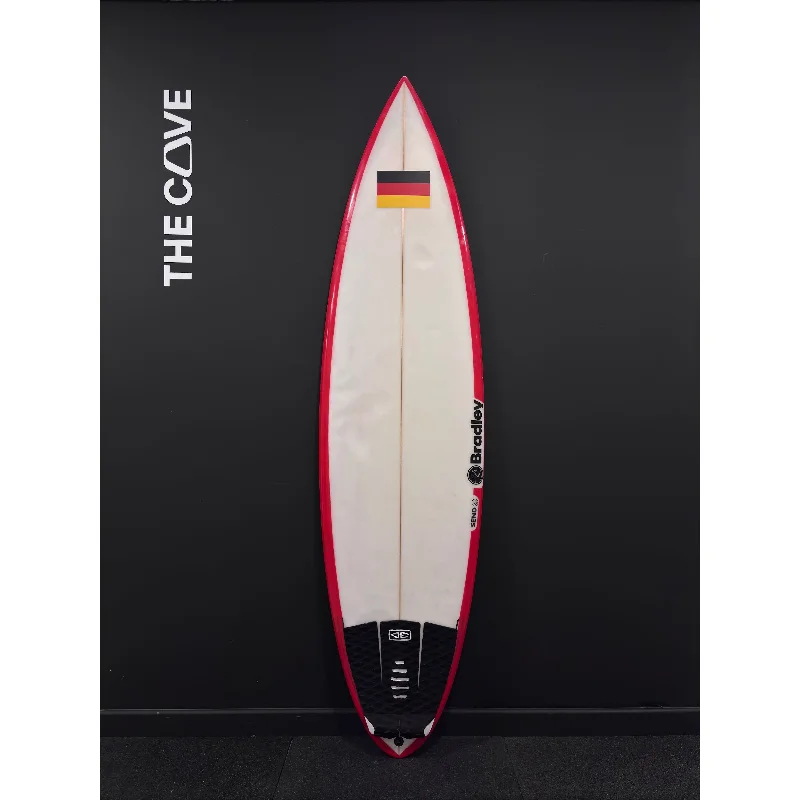 comfortable and secure surfboard footstraps-Send 6'2" x 19" X  2 7/16" - 29.82L, 3x  Futures Fin Boxes, PU [Semi New] - ID:944982