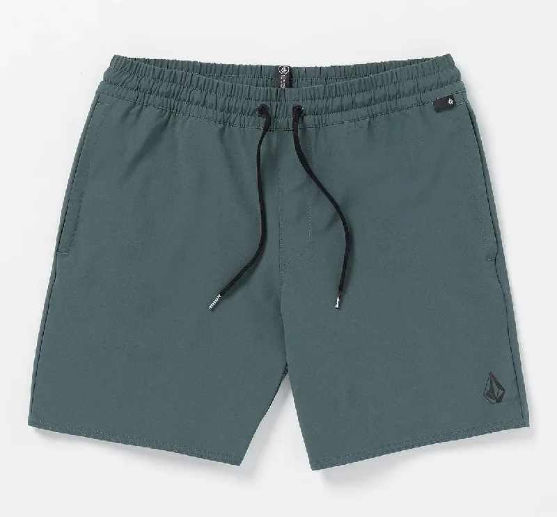 surfboards for fast turns-Volcom Nomoly Hybrid 18" Shorts - Dark Slate