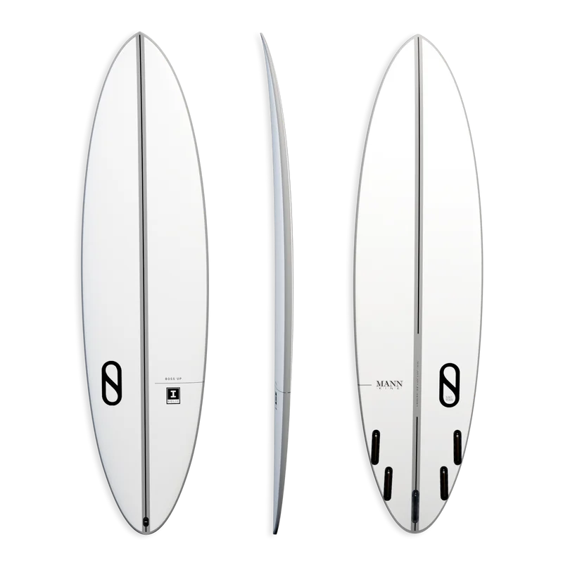 durable surfboards for tough conditions-7'04" BOSS UP IB ROUND PIN 20 7/16" x 3 1/16" x 48.4L FUTURES