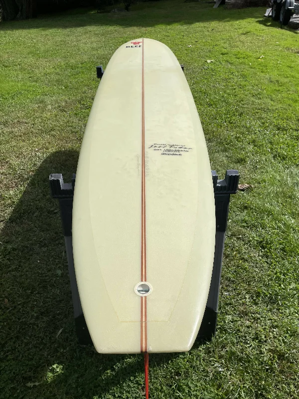 surfboards for deep and powerful turns-Signed 9'10" Donald Takayama Joel Tudor Step Deck