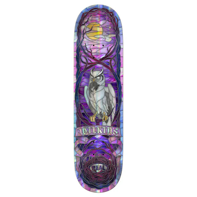 surfboards with maximum stability-Real Wilkins Holographic Cathedral Deck 8.5