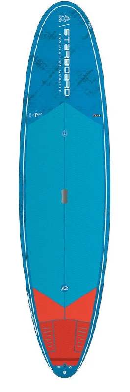 surfboards with soft-top construction for safety-2024 STARBOARD LONGBOARD 10'0" x 31" BLUE CARBON SUP BOARD