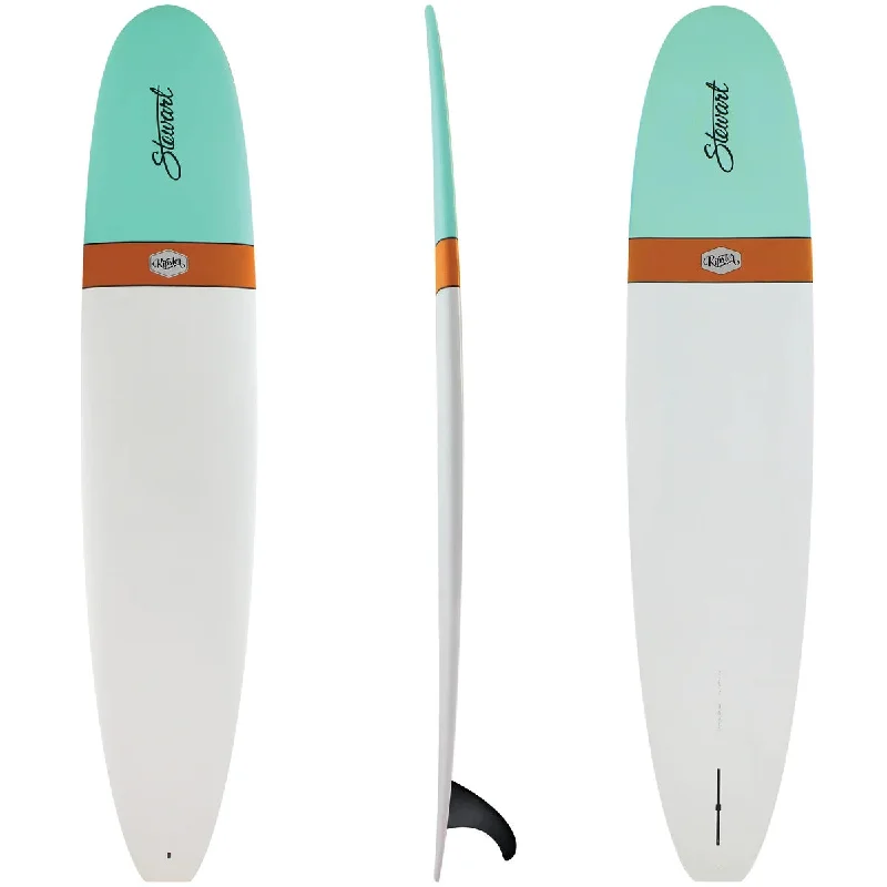 surfboards with a responsive and lightweight feel-Stewart 9'6 Hydrocush Ripster (white/blue/orange)