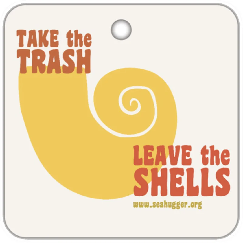 Camp Scent Freshener - SeaHugger Take the Trash Leave the Shells - STRAWBERRY