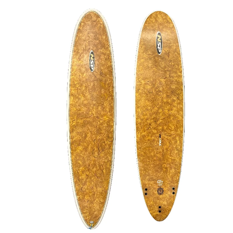 surfboards with a responsive and lightweight feel-Used 7'10" NSP Longboard