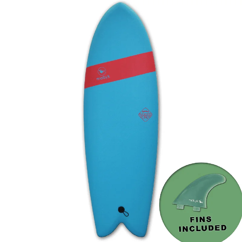 surfboards with a stable ride-Mobyk 5'8 Old School Softtop Surfboard Curacao