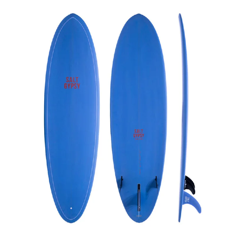 surfboards for smoother wave entry and exit-SALT GYPSY MID TIDE PU MIDELNGTH SURFBOARD GRAPEMIST