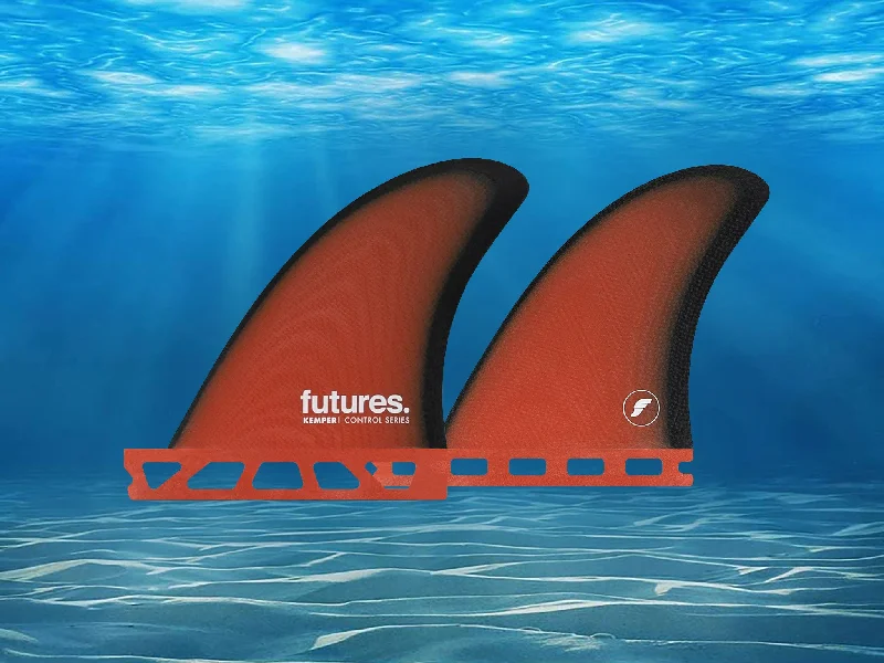 surfboard footstraps for increased paddling stability-Futures Billy Kemper Quad