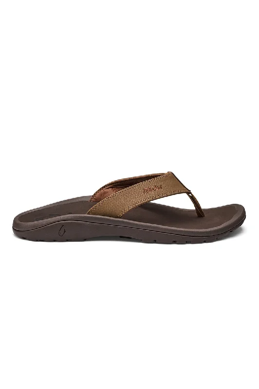 Olukai 'Ohana Sandals - Tan / Dark Java