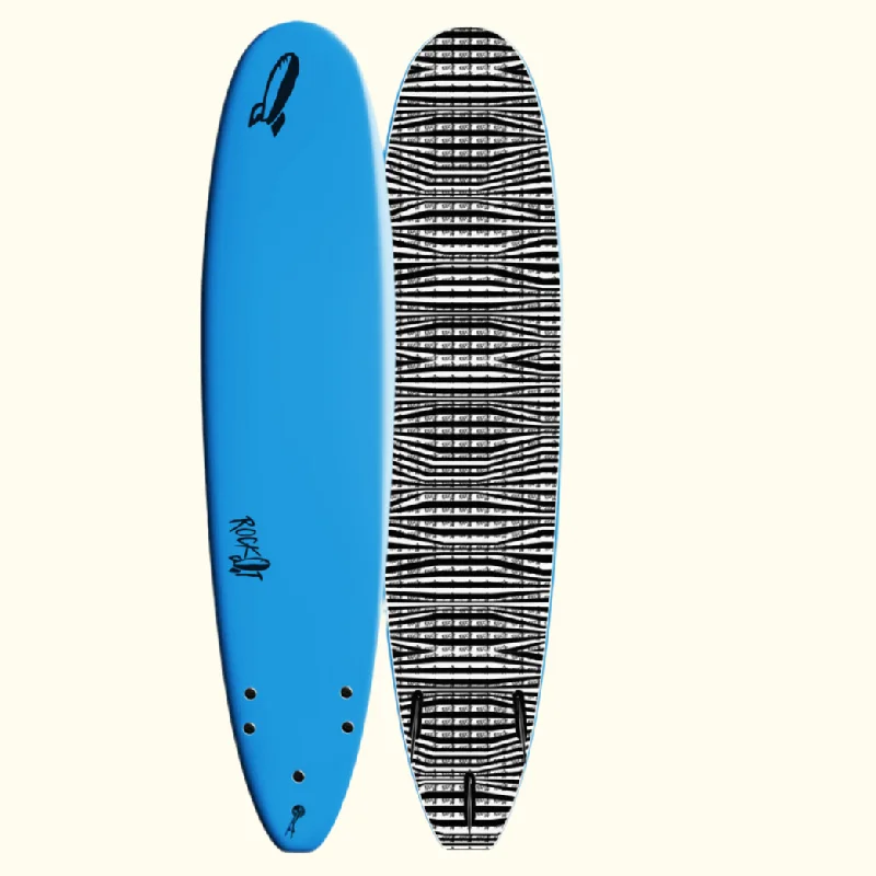 surfboards with excellent buoyancy for paddling-7'0 Rock-It FunBoard - Blue