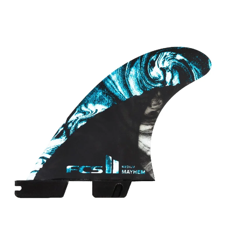 surfboard footstraps with quick-release mechanism-FCS II MATT BIOLOS TRI FINS