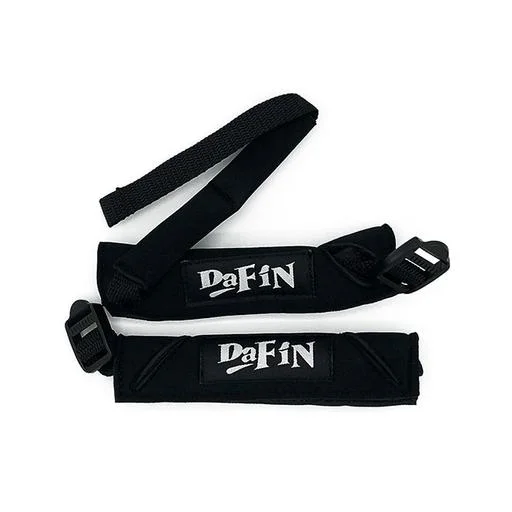 footstraps with quick attach-and-release functionality-DaFiN Fin Savers Black