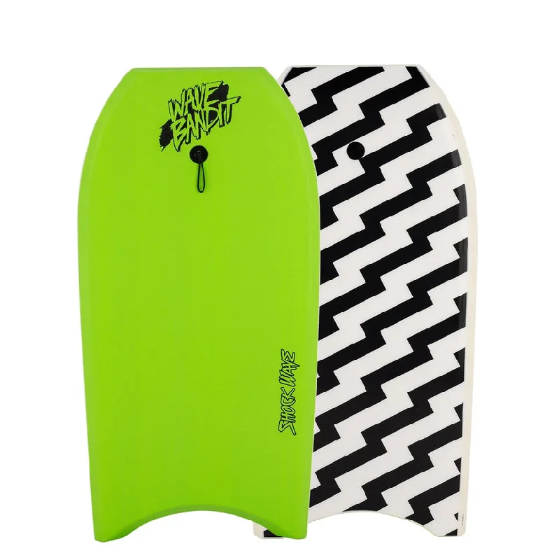 surfboards for faster wave entry-Wave Bandit Shockwave 45" Green bodyboard