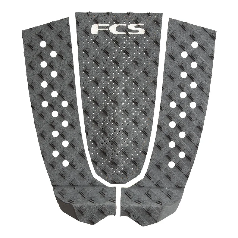 surf pads for better wave-catching ability-FCS T3 ECO Series Traction Pad - 3 Piece Deck Grip