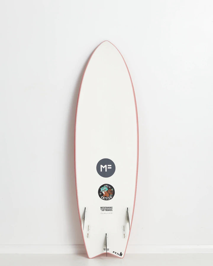 surfboards with good buoyancy for easy surfing-MF Catfish Soft top Surfboard - Mick Fanning Softboards