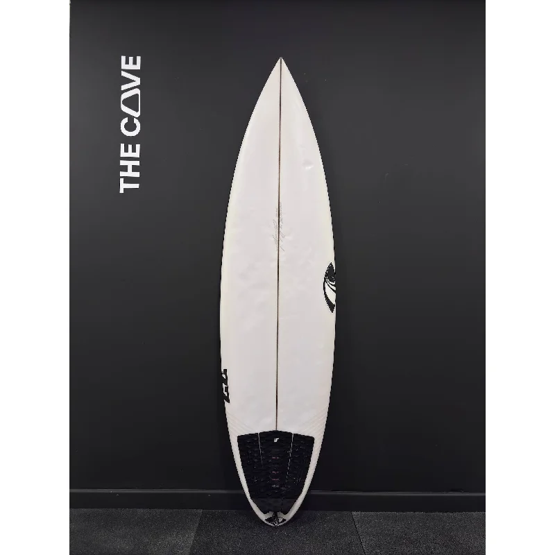 surfboard footstraps for freestyle maneuvers-#77 6'1" x 18 7/8" X  2 5/8" - 30.00L, 3x  FCS 2 Fin Boxes, PU [Good] - ID:957123