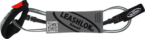 Leashlok Competition Surfboard Leash 6' Black