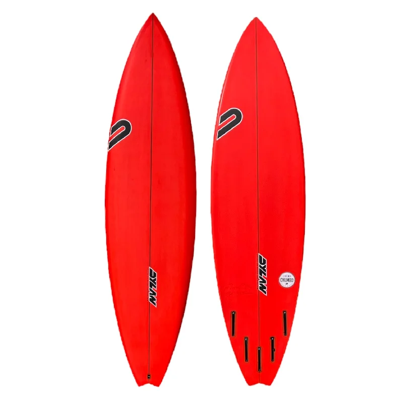 surfboards with a performance-focused outline-DYLAN SHAPES LUCAS CHUMBO PRO 6’5 RED