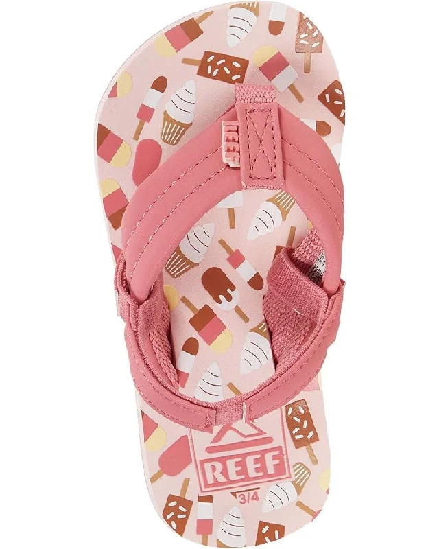 Reef Girl's Little Ahi Flip Flop Sandals