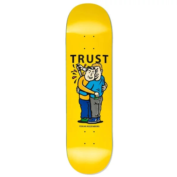 surfboards for quick transitions-Polar Oskar Rozenberg Trust Yellow 8.375 Deck