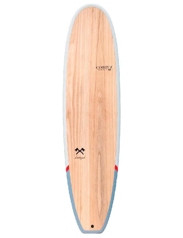 surfboards with minimal effort paddling-Cortez Woodcraft Magic Egg Surfboard 7ft 2 Lumberjack